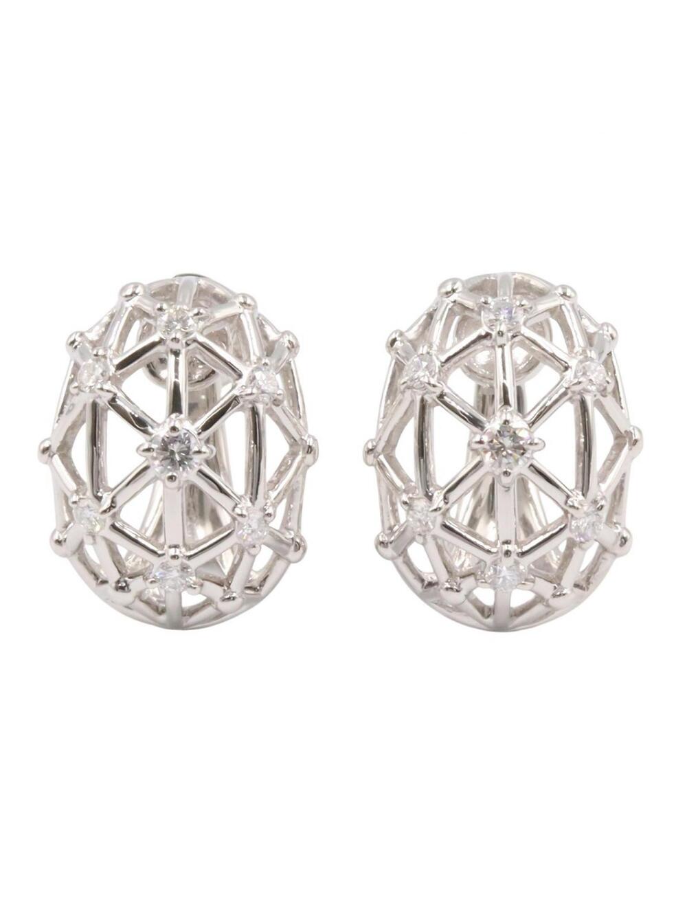 Tasaki Diamond Earring Platinum Clear #378157T14B